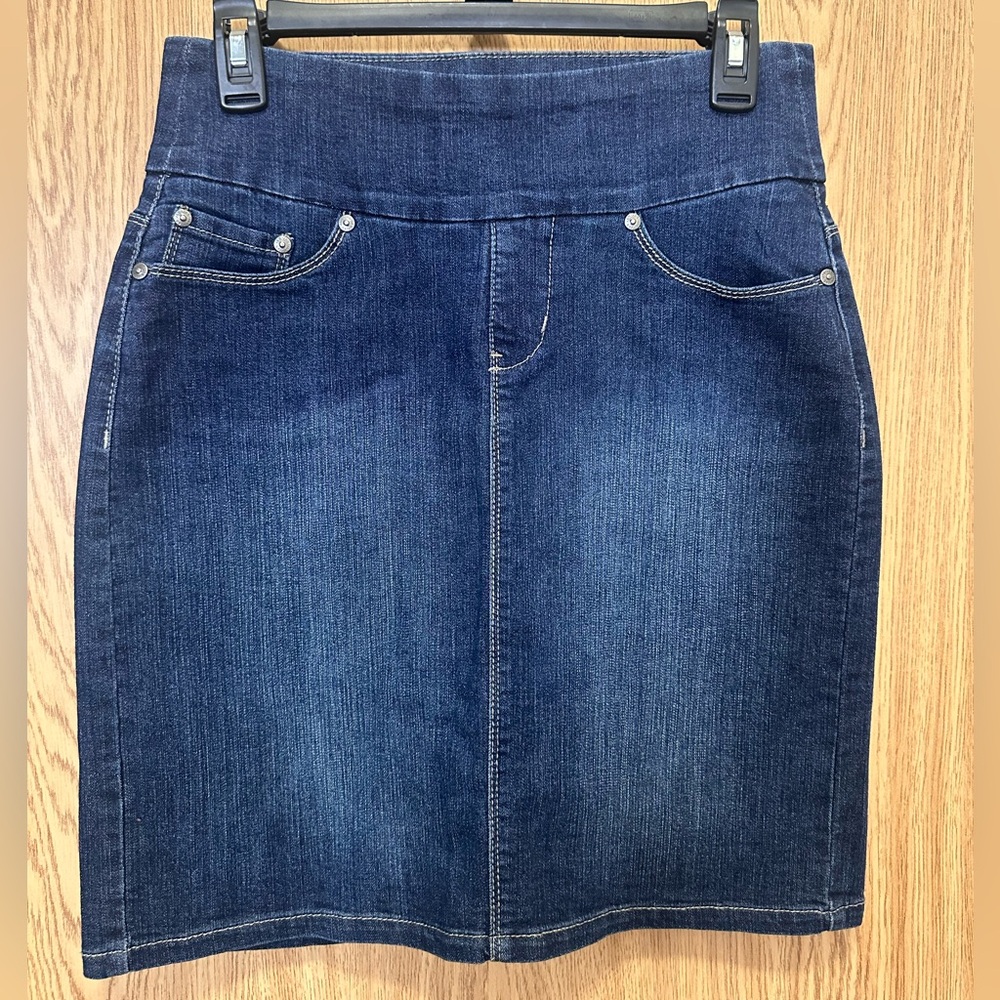 JAG Jeans Dark Denim Midi Pencil Skirt Women’s 4